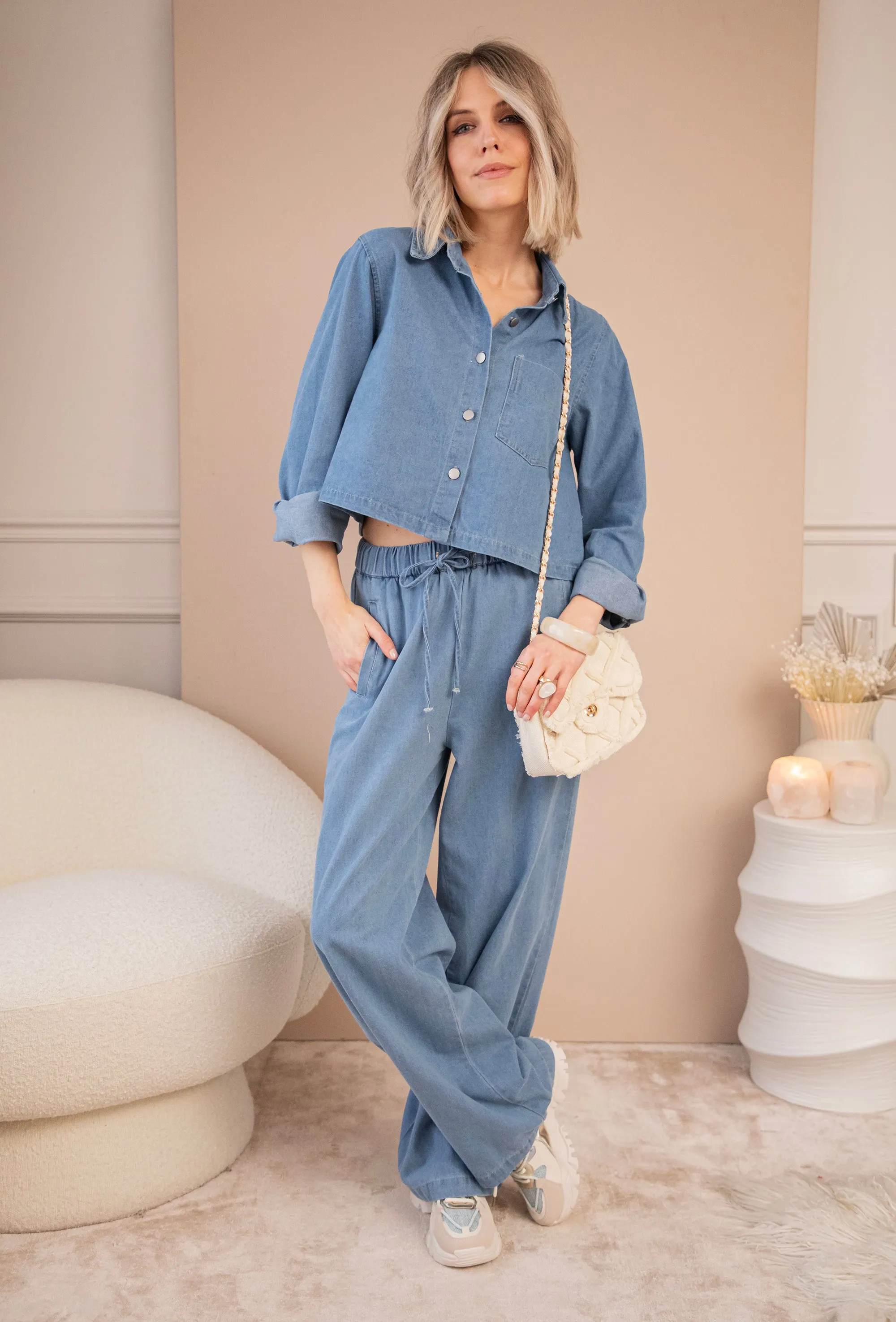 Wide Awake Blue - Broek
