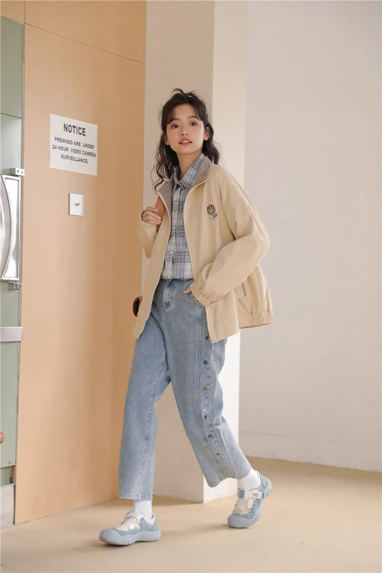 Wildflower Mom Jeans (Light Blue)