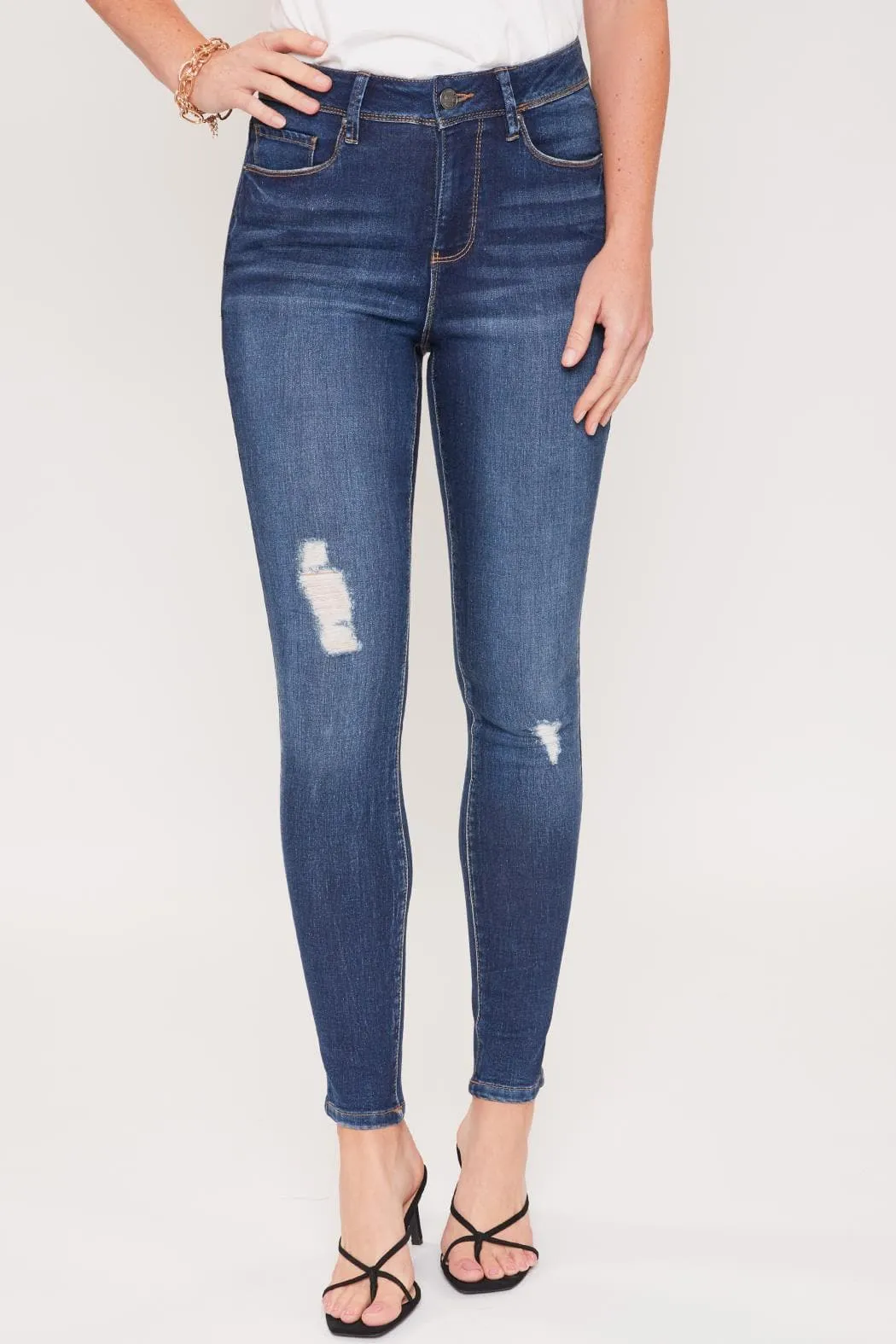 Women's Tummy Control High Rise Essential Skinny Jeans