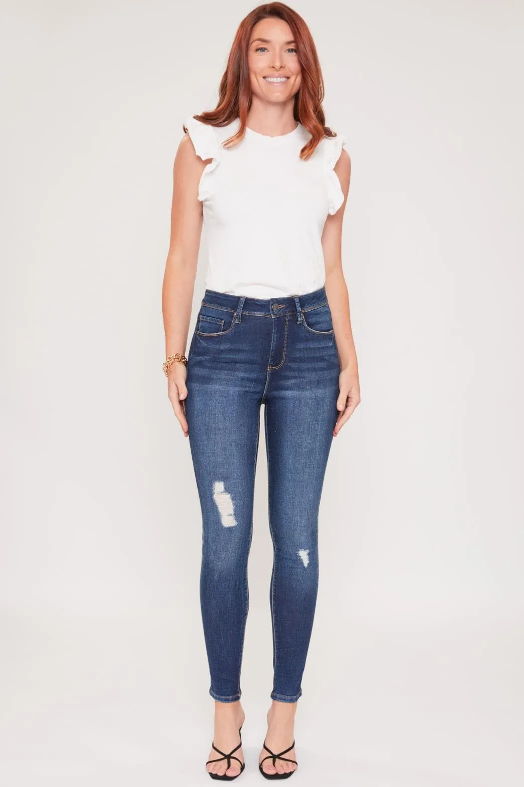 Women's Tummy Control High Rise Essential Skinny Jeans