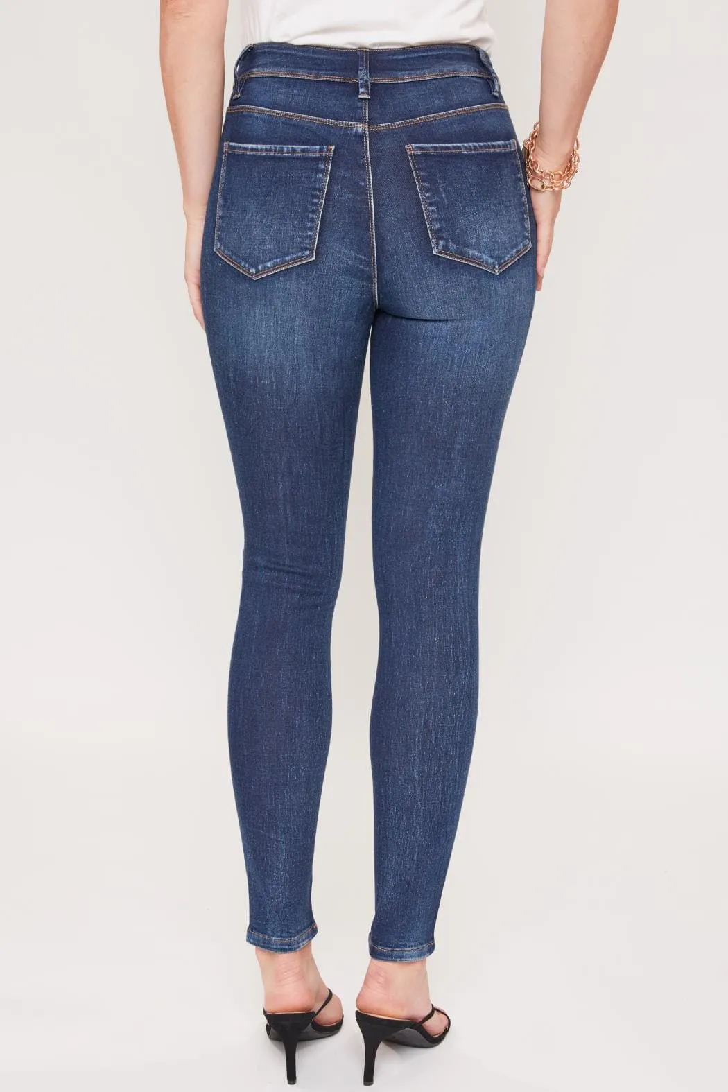 Women's Tummy Control High Rise Essential Skinny Jeans