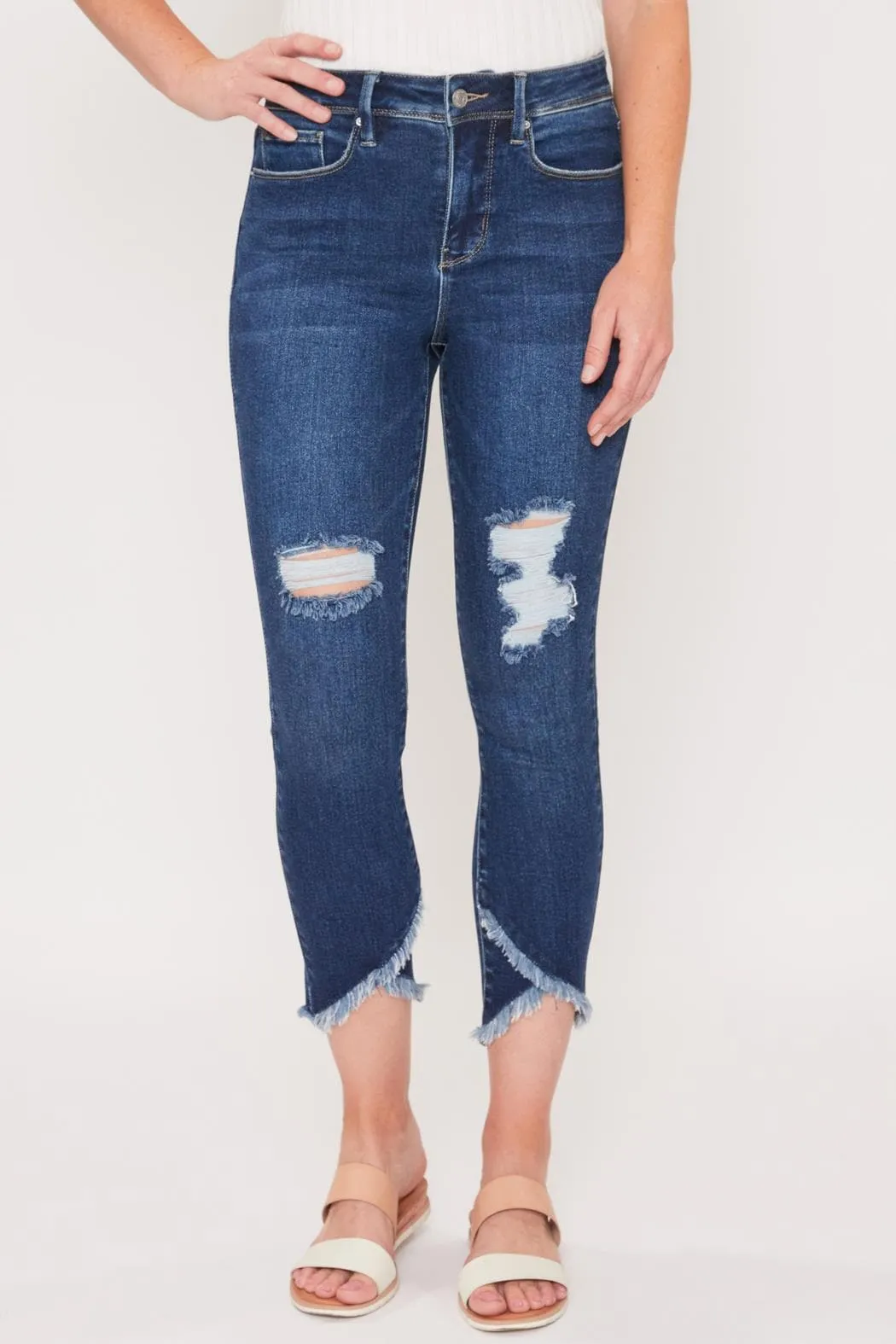 Women's Vintage Tulip Hem Ankle Jean