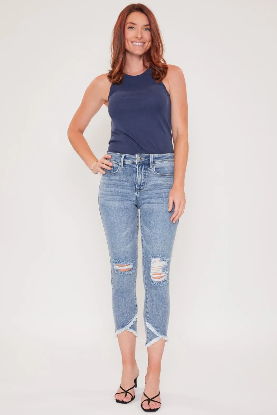 Women's Vintage Tulip Hem Ankle Jean