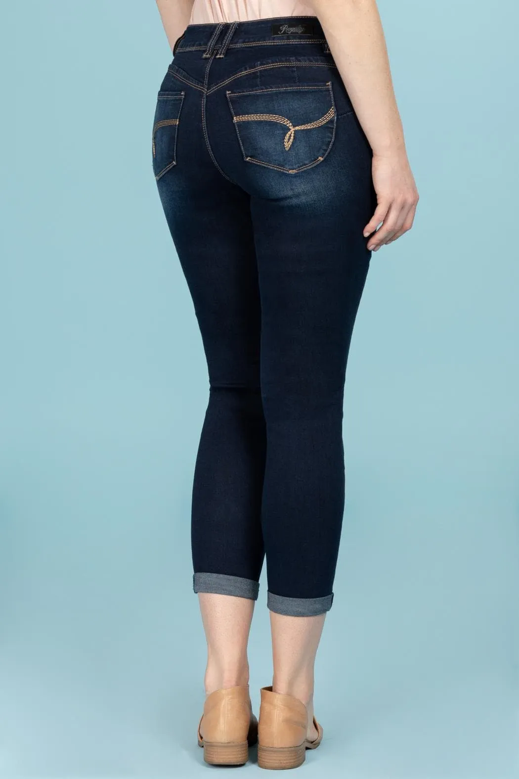 Women's WannaBettaButt 2-Button Cuffed Jean