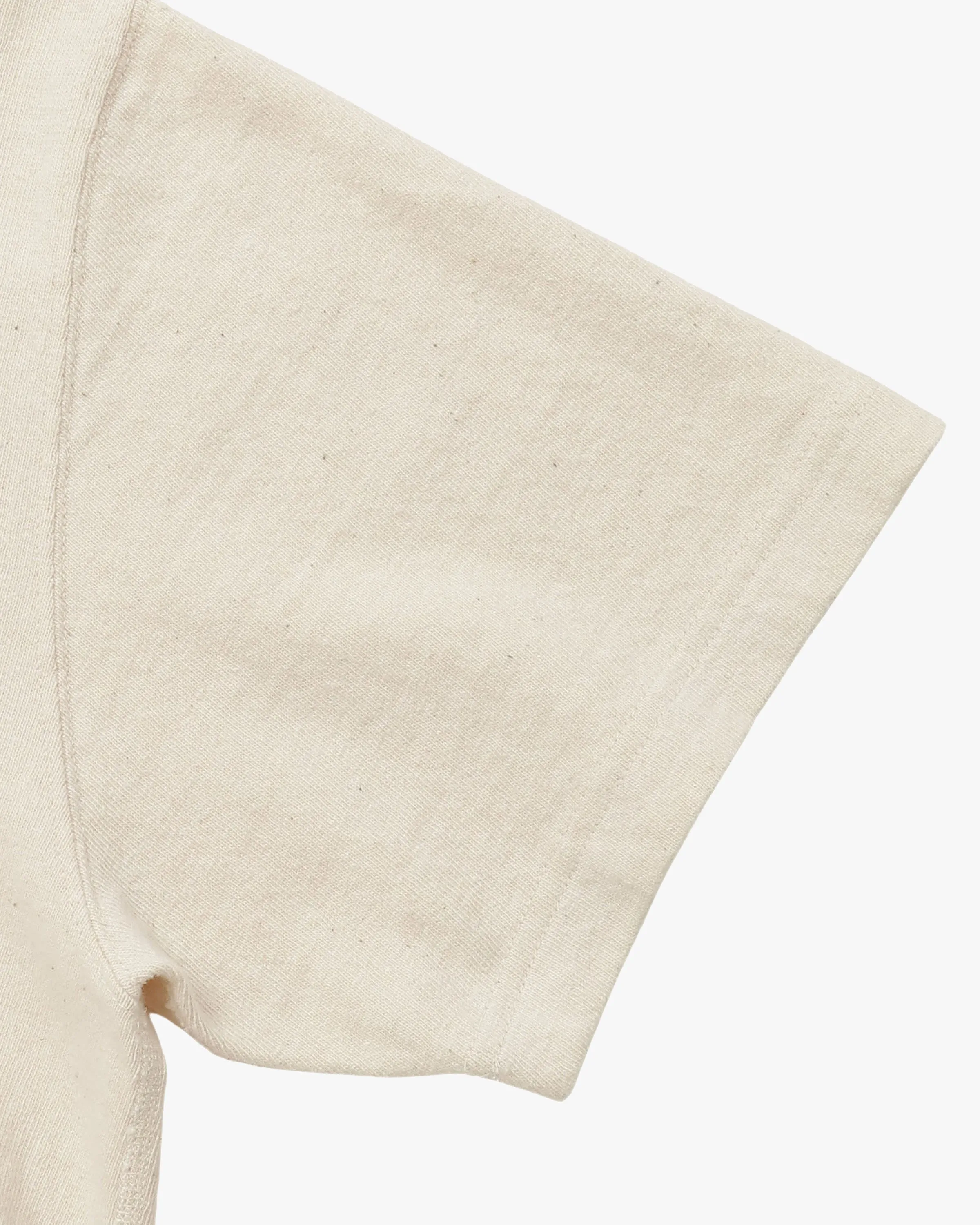 Wonder Looper ELS Recycled Cotton Slub T Shirt - Ecru