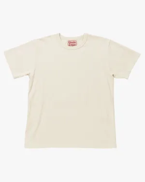 Wonder Looper ELS Recycled Cotton Slub T Shirt - Ecru