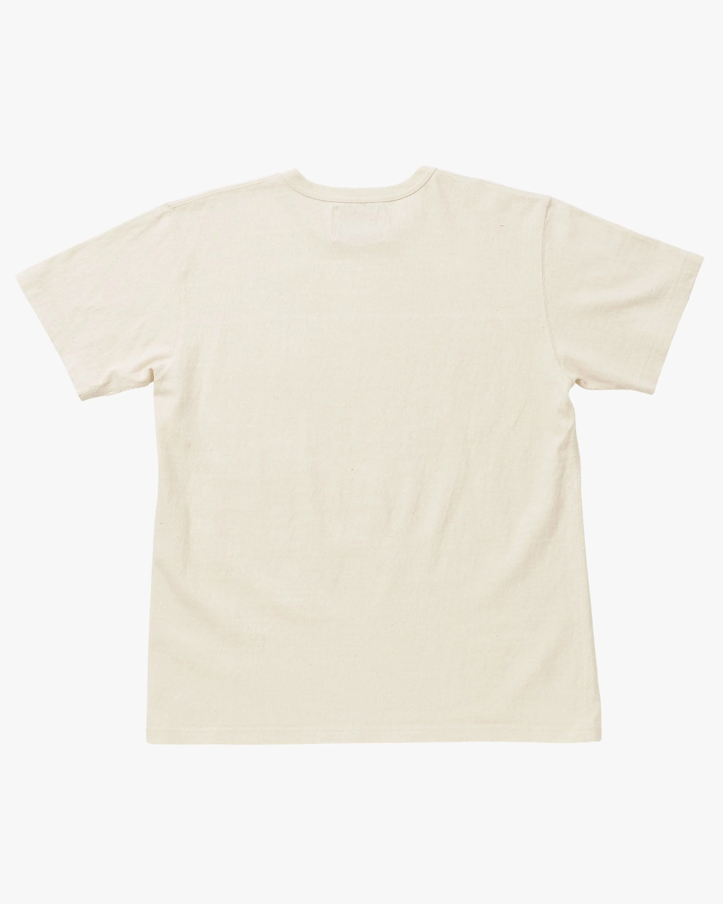 Wonder Looper ELS Recycled Cotton Slub T Shirt - Ecru