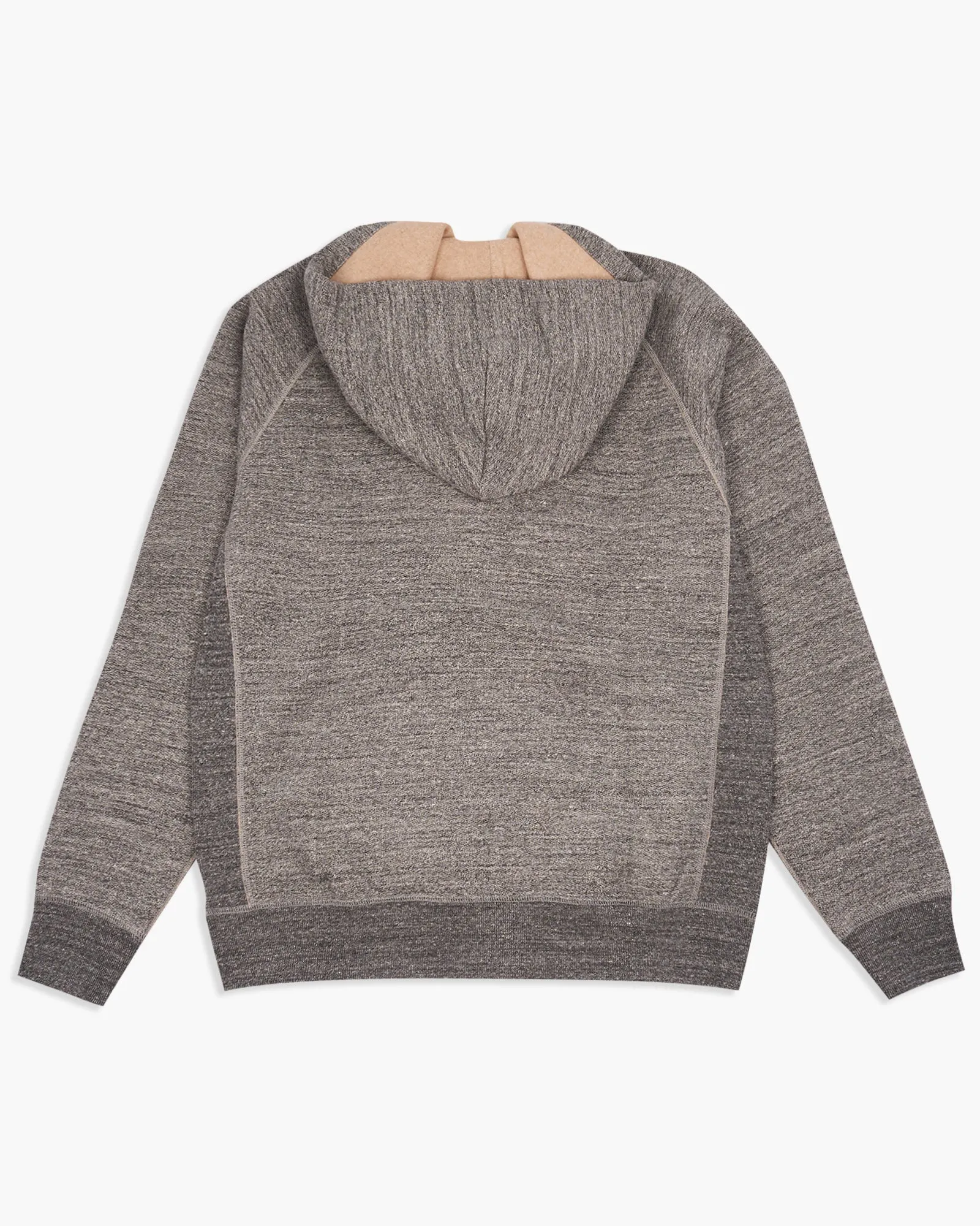 Wonder Looper Fleeced Foxfibre® Pullover Hoodie - Charcoal
