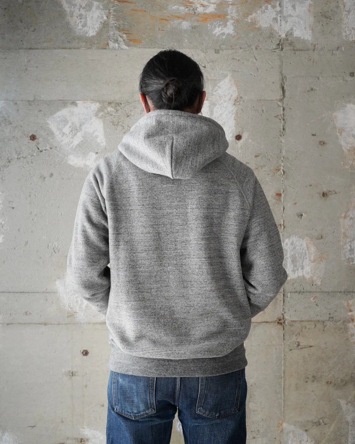 Wonder Looper Fleeced Foxfibre® Pullover Hoodie - Charcoal