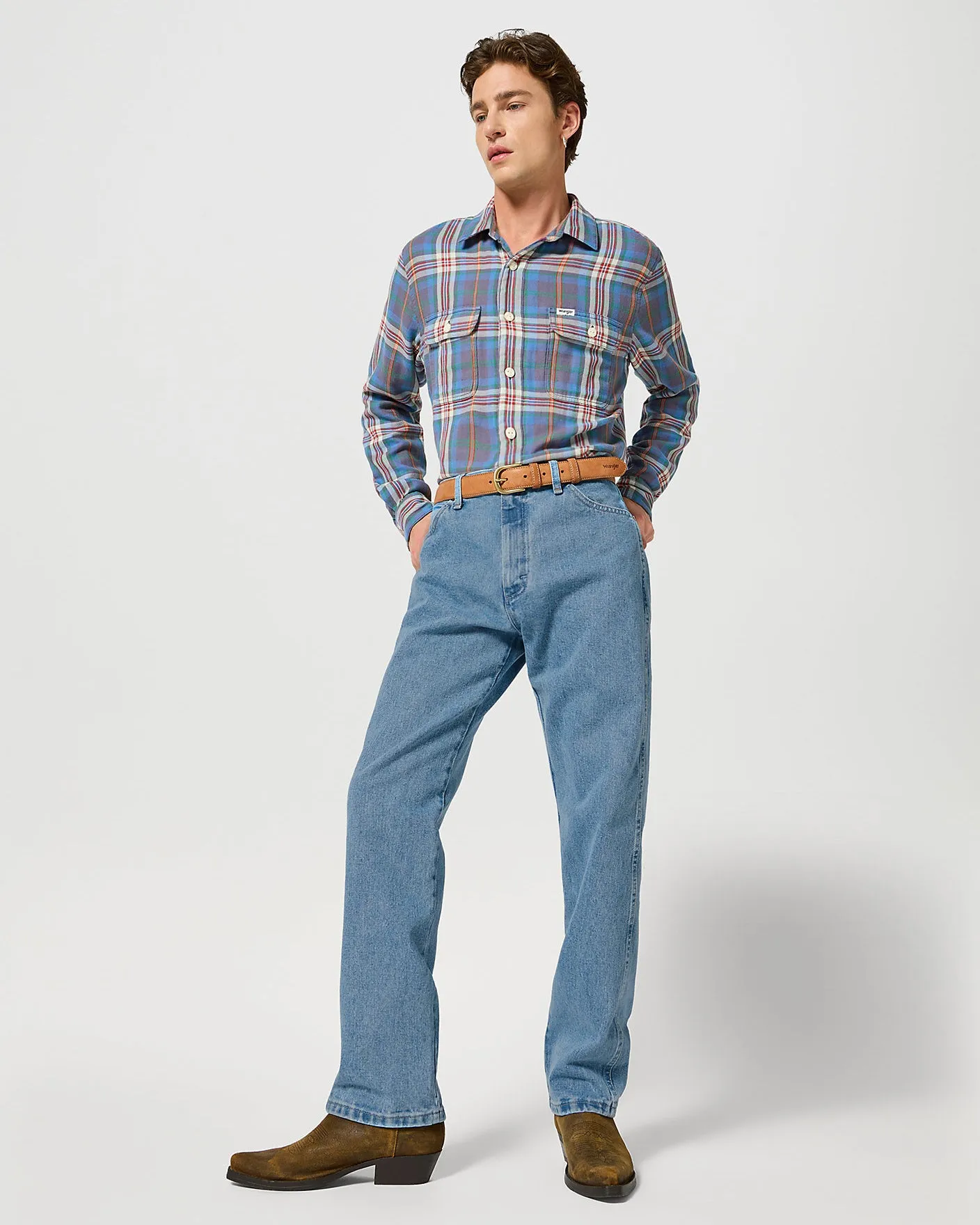 Wrangler 13MWZ Original Cowboy Cut Mens Jeans - Antique Wash