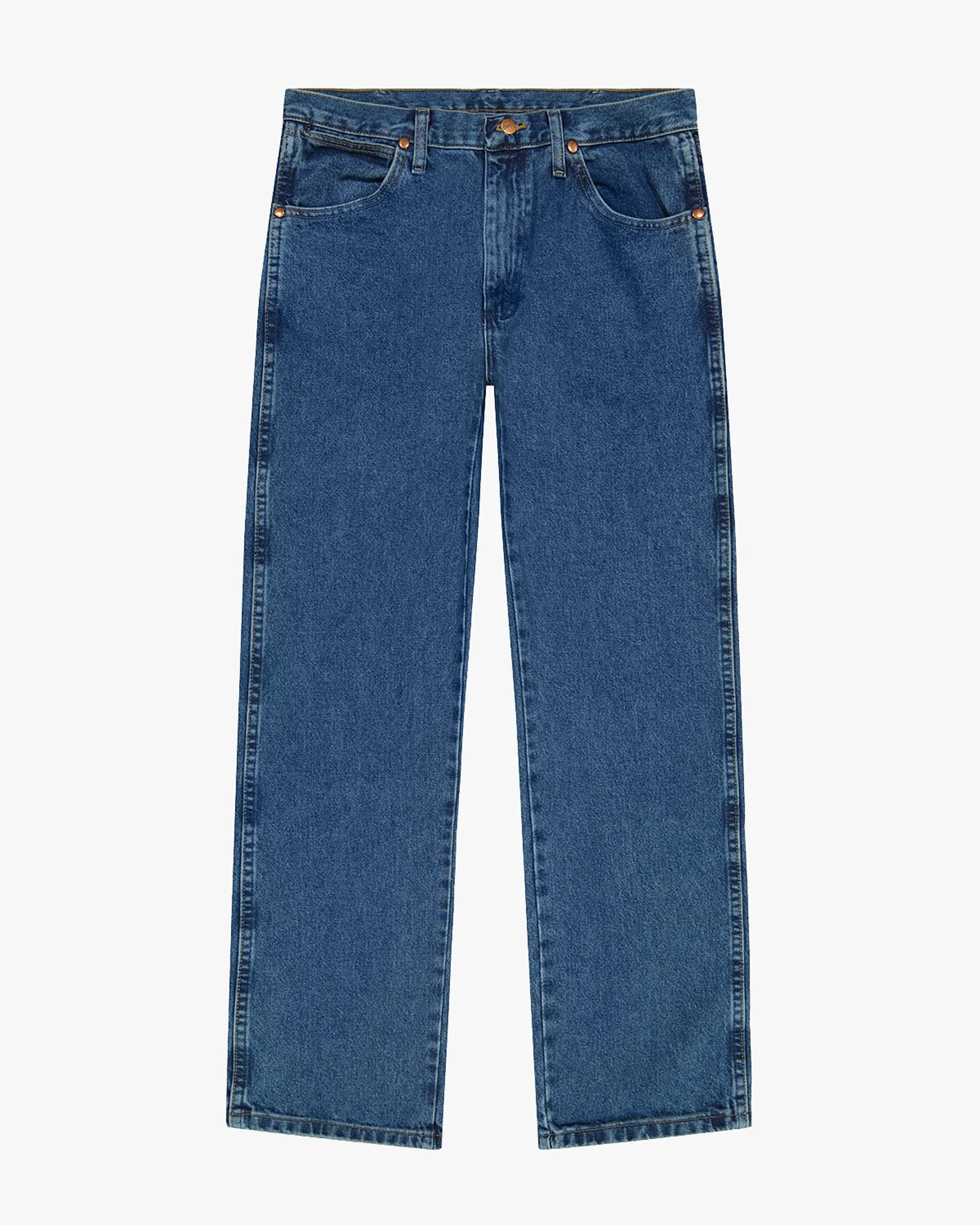 Wrangler 13MWZ Original Cowboy Cut Mens Jeans - Stonewashed