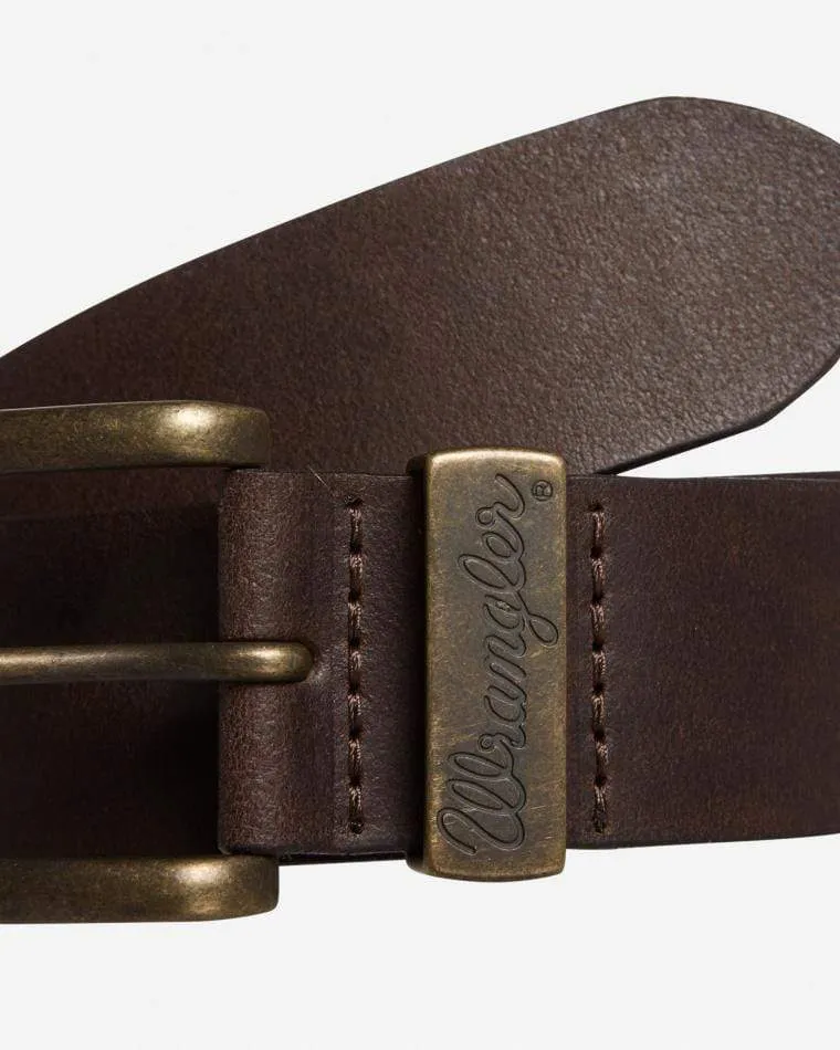 Wrangler Basic Metal Loop Belt - Brown