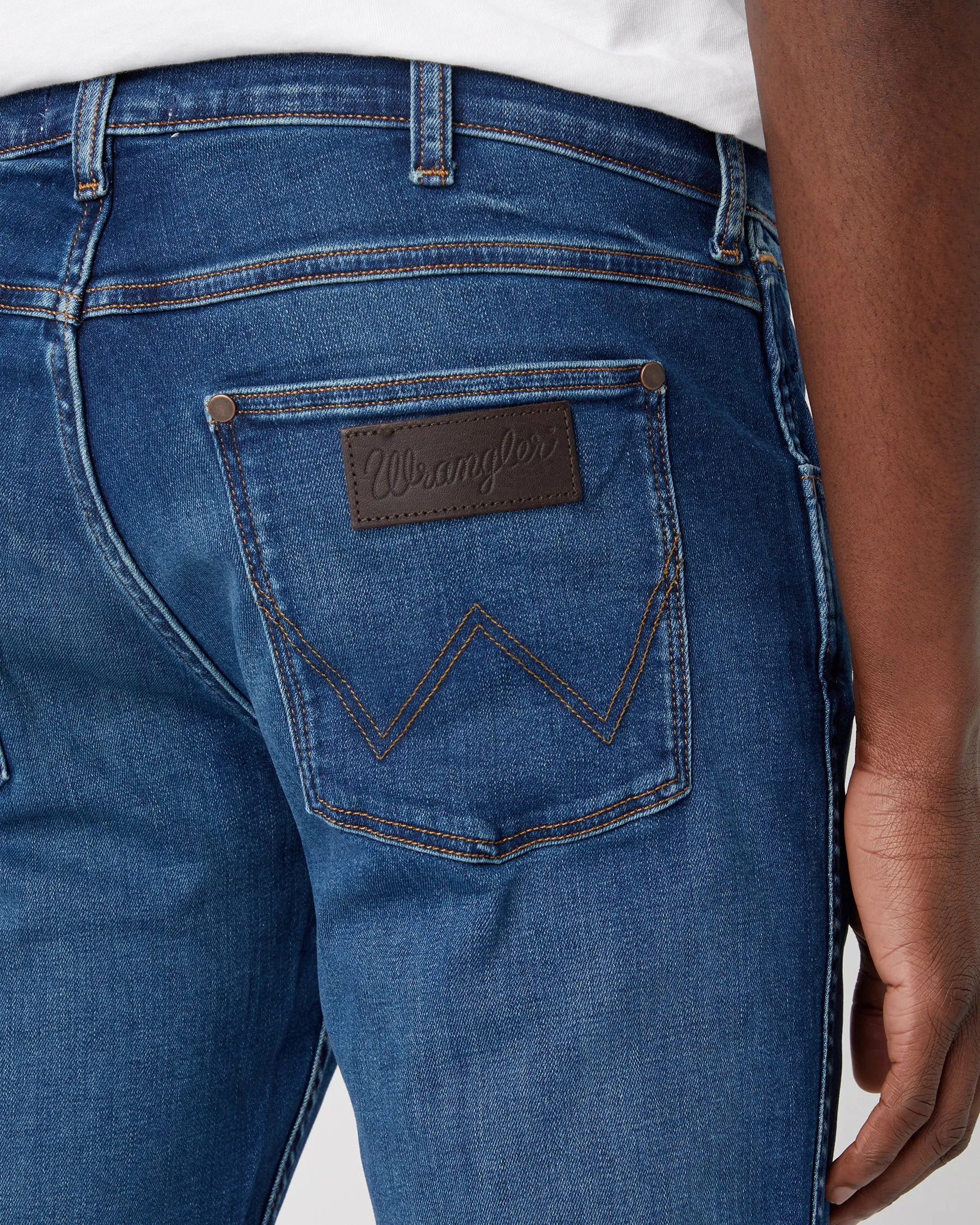 Wrangler Greensboro 'Epic Soft' Regular Fit Mens Jeans - Verve