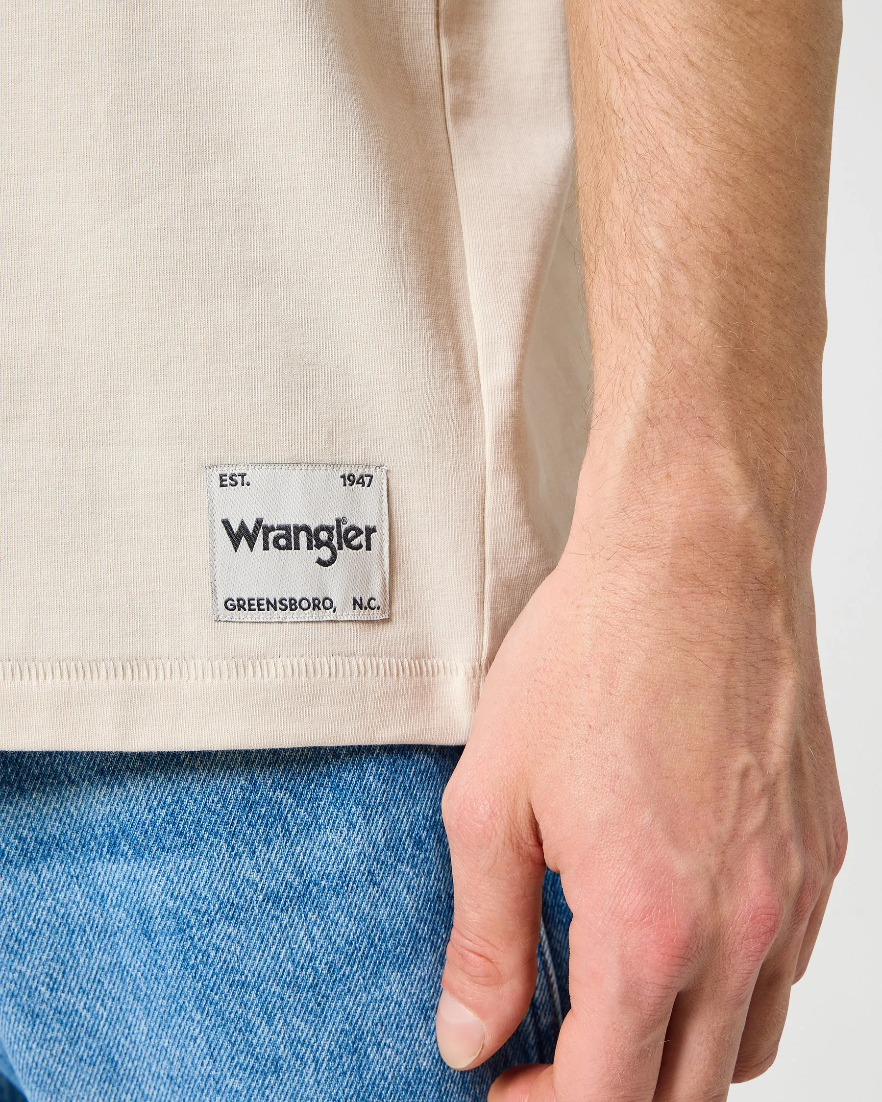 Wrangler Solid Tee - Vintage White