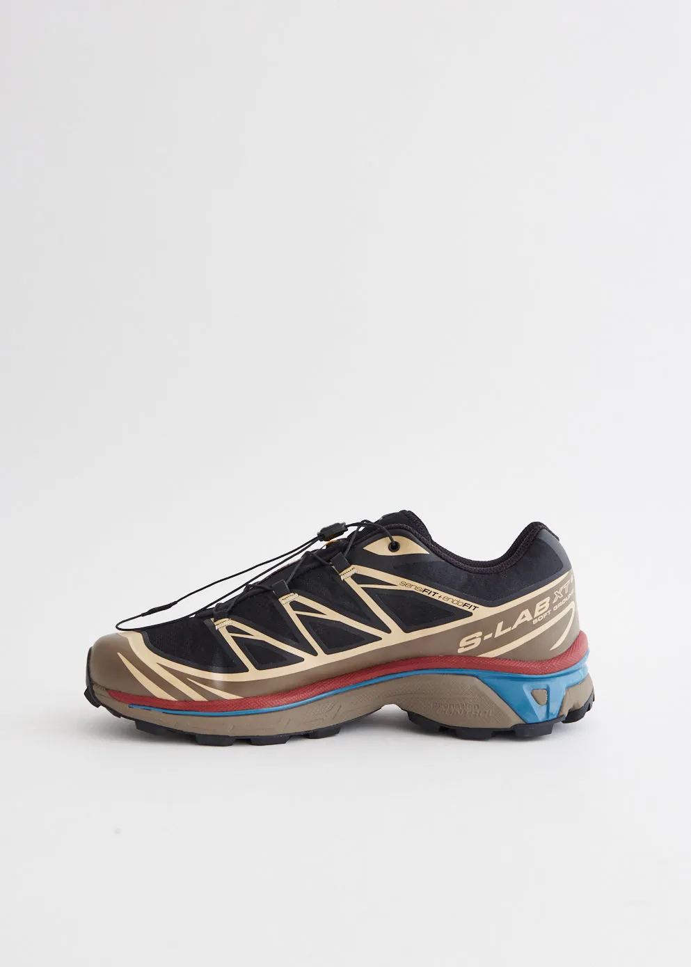 XT-6 'Black Falcon Cow Hide' Sneakers