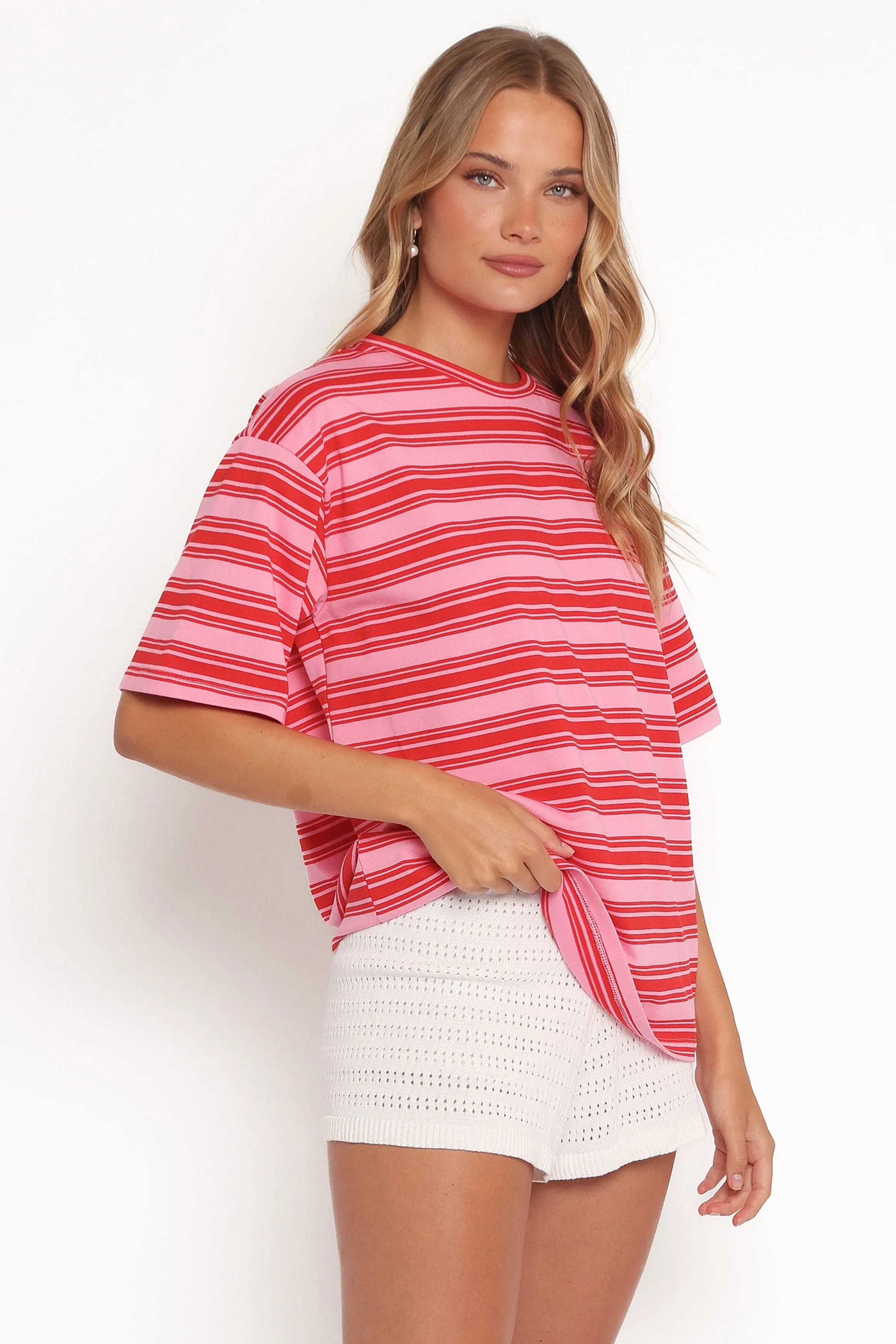 Zestora Tee - Pink Red