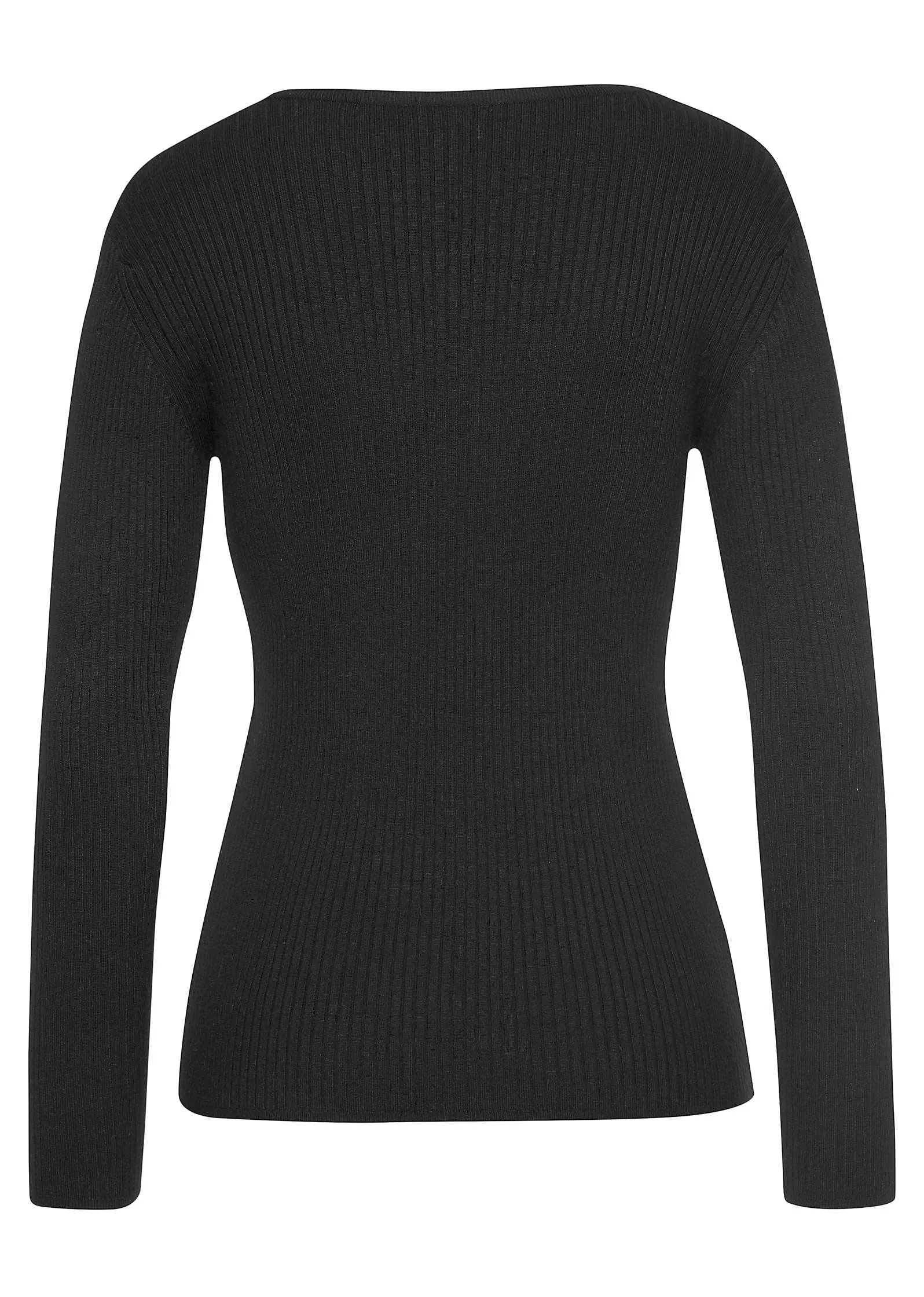 Zip-Up Sweater - Black