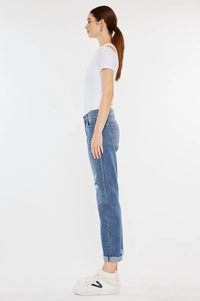 Zyra Mid Rise Boyfriend Jeans